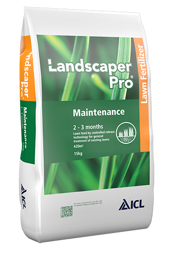 Landscaper Pro Maintenance – hochwertiger, stickstoffbetonter Frühjahrsdünger von ICL für einen kräftigen, gesunden Rasen. Langzeitdünger mit 2-3 Monaten Wirkzeit für optimalen Wachstumsschub im Frühjahr. Perfekte Wahl für Hobbygärtner und Profis, die dichte, sattgrüne Rasenflächen erzielen möchten!